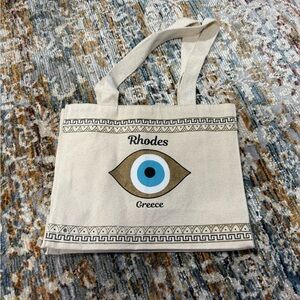 Eye Design Tote Bag from Rhodes, Greece